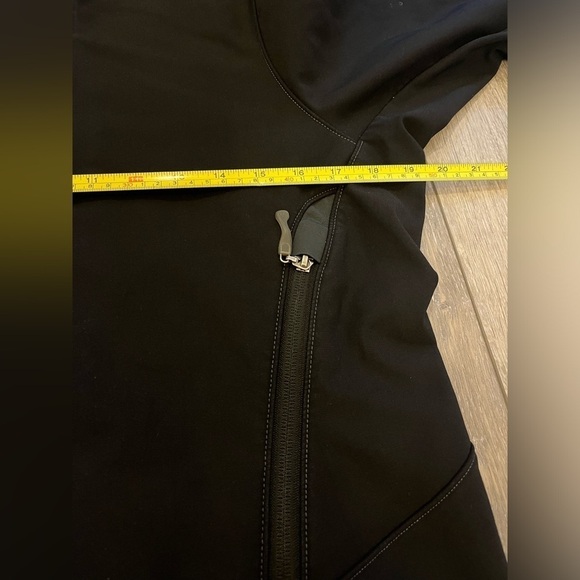 REI Shell Zip Up Jacket Size Medium Black - Picture 6 of 8
